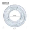 Transparent Glitter Pool Foats Swimming Ring Adult Children Inflatable Pool Tube Giant Float Boys Girl Water Fun Toy Swim Laps