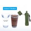 Water Filter Outdoor Personal Drinking Filter Portable Camping Emergency Gear Water Purifier for Hiking Trekking Travel