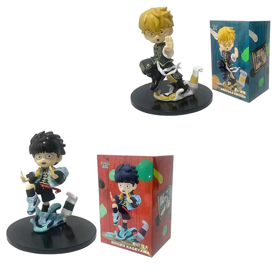 Original Mob Psycho 100 III Shigeo Kageyama Arataka Reigen Anime Figur Spielzeug Kwaii Q Ver. PVC-Mode