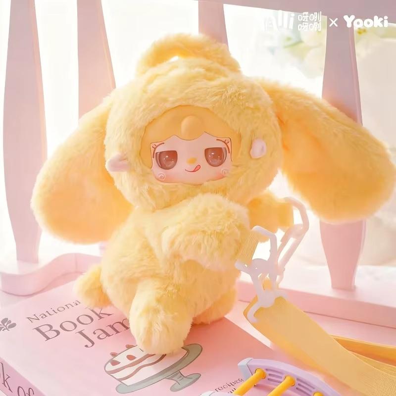 Yooki V8 Accompany You Coin Purse Plush Blind Box Vinyl Trendy Toys Cute Dolls Crossbody Bag Handbag Makeup Bag Mystery Box Gift