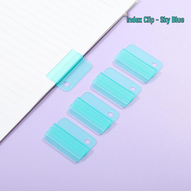 6-Piece Colored Sealing Clip Set for File and Paper Organization