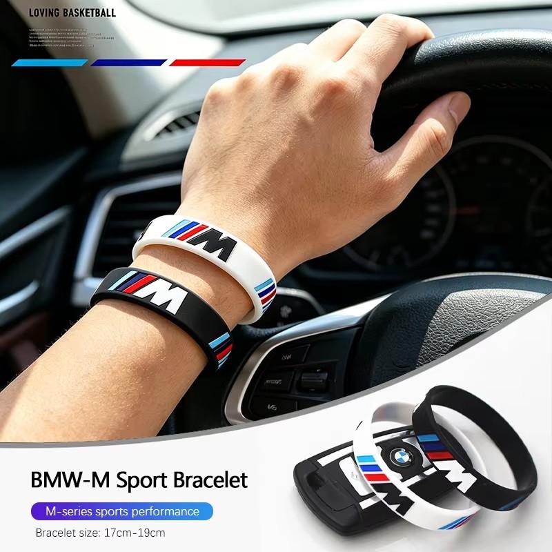 BMW M Sport Silicone Wristband Bracelet For BMW E46 E90 E60 F30 F10 E39 E36 F20 G20 G30 E92 E87 E91 X5 E70 F11 E30 F31 X3 F25 X4 CL3