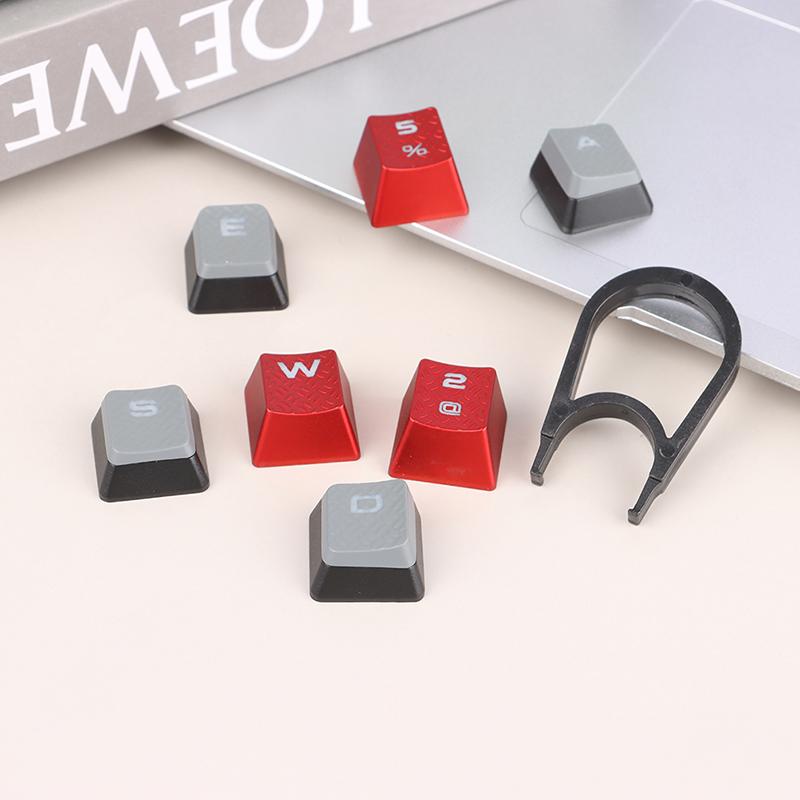 Keycaps For Pirate Ship Mechanical Keyboard Mechanical Keyboard K70Rgb Original Keycap Silver Red