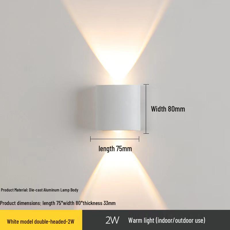 Waterproof LED Outdoor Wall Light for Courtyard, Aisle, Terrace, Villa & Decorative Telescope Lighting