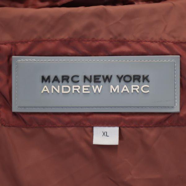 MARC NEW YORK BY ANDREW MARC Long Sleeve Down Jacket XL Red Series Hood Men's Used
