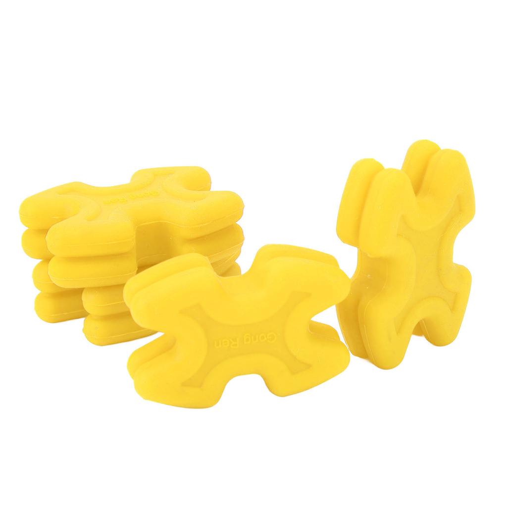 4 Stück Bogen Wurfarm Dämpfer Verschleißfest Gummi Reduzierend Geräusch Vibration Compound Bogen Wurfarm Stabilisator Schalldämpfer Gelb