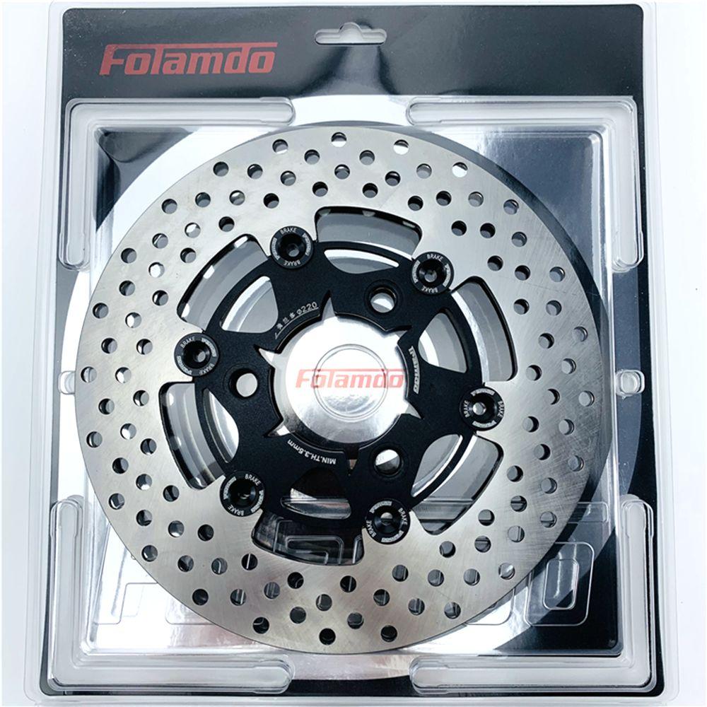 Universal 220*70mm 3 Hole Floating Disc Motorcycle Front Rear Brake Disc For Honda Yamaha RSZ JOG FORCE M3 Niu Scooter Dirt Bike