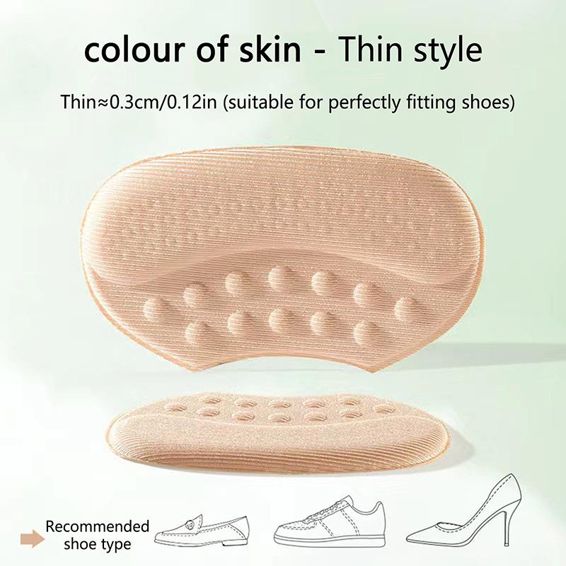 1 Paar High Heel Schoner Schuhabsatz Aufkleber Anti-Verschleiß Polsterpads Größe Verstellbar Fersenpolster