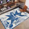 Custom Rug Billie Eilish Pattern Print Name Text Soft Non‑Slip Floor Carpet for Home Indoor Decoration