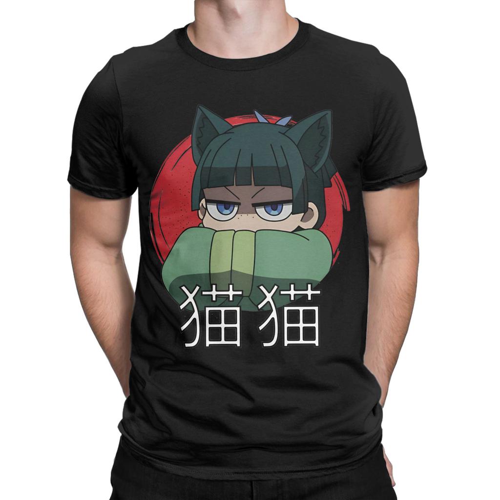 Maomao Chibi T-Shirt 100% Baumwolle Kreative T-Shirts Rundhals The Apothecary Diaries T-Shirts Kurzarm Kleidung 4XL 5XL 6XL