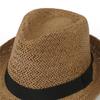 Parent-Child Straw Top Hat Men'S Trendy Sunshade Breathable Straw Hat British Retro Jazz Hat Gentleman'S Hat Sunscreen Hat