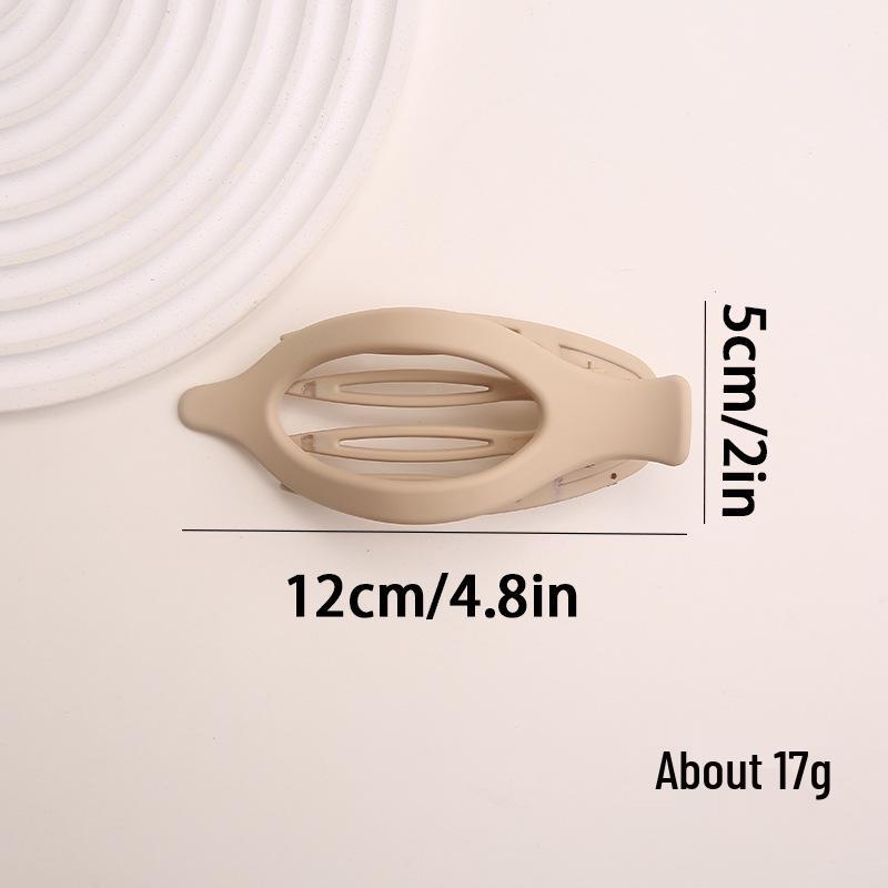 French Retro Shark Hair Clip - Lightweight Updo Accessory