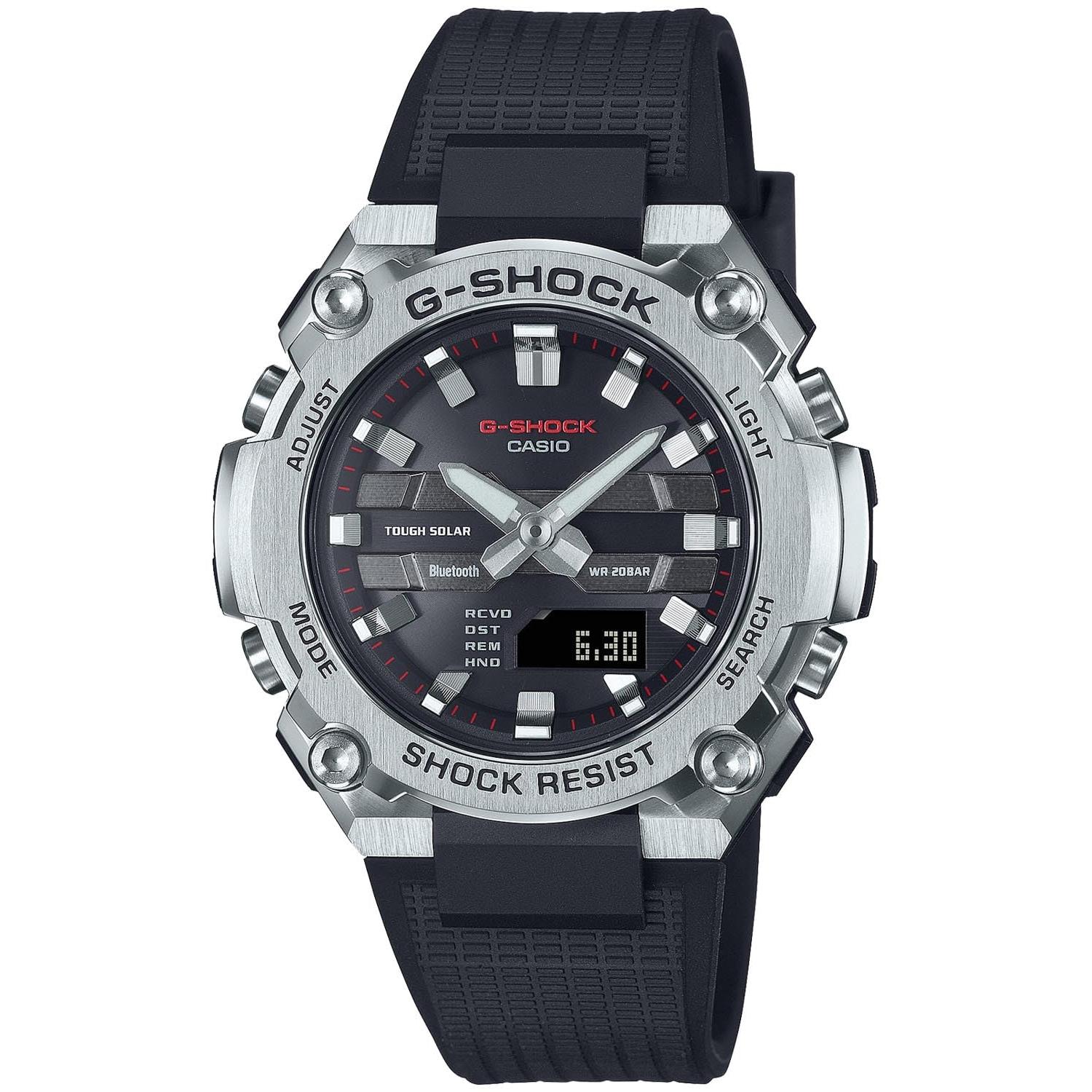 

[CASIO] Men s G-SHOCK G-STEEL Solar Watch with Bluetooth GST-B600-1AJF Black - Japanese Edition