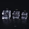 10Pcs/Pack Fake Artificial Acrylic Ice Cubes  Clear 2/2.5/3Cm Square,