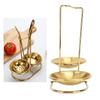 Vertical Soup Ladle Holder Spoon Rest Stainless Steel Easy Access Cooking Utensils Stand for Kitchen Cookware Hot Pot