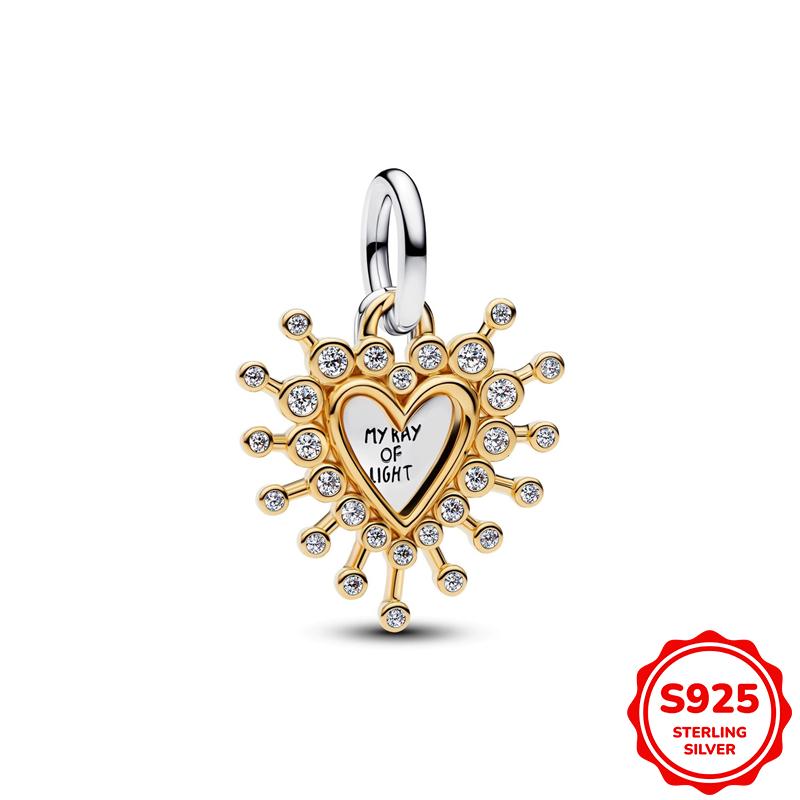 New In Original Butterfly Pendant Charm Beads Fits 3Mm Bracelets Necklace For Women Luxury Diy Jewelry Making Gift