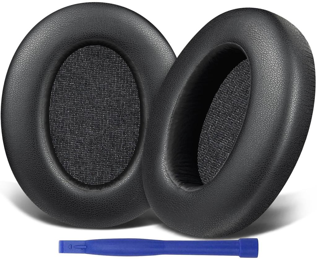 SOULWIT Ear Pads Ear Cushions for Sony WH-XB910N Wireless Noise Cancelling Headphones - Headphone Pads XB910 Extra Bass Replacement Pads Protein Leath