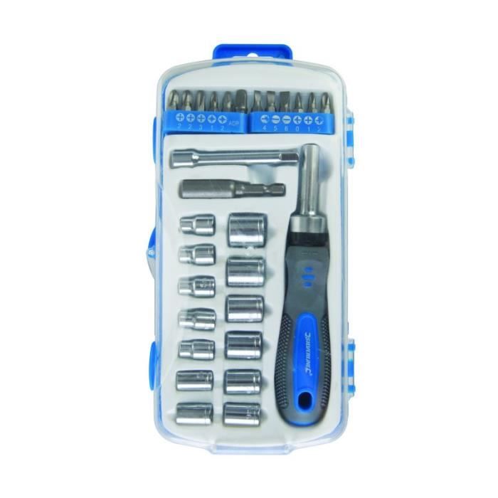 Douilles et porte-douille, 28 pcs - outil de vissage