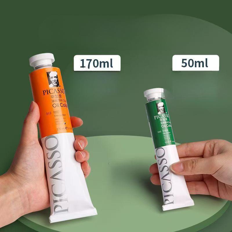 50/170ml Beginners Oil Paint Tubes Set  Artist Painting Supplies Starter Kit
