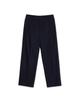 Sinkia Asymmetric Pleated Belted Trousers Navy