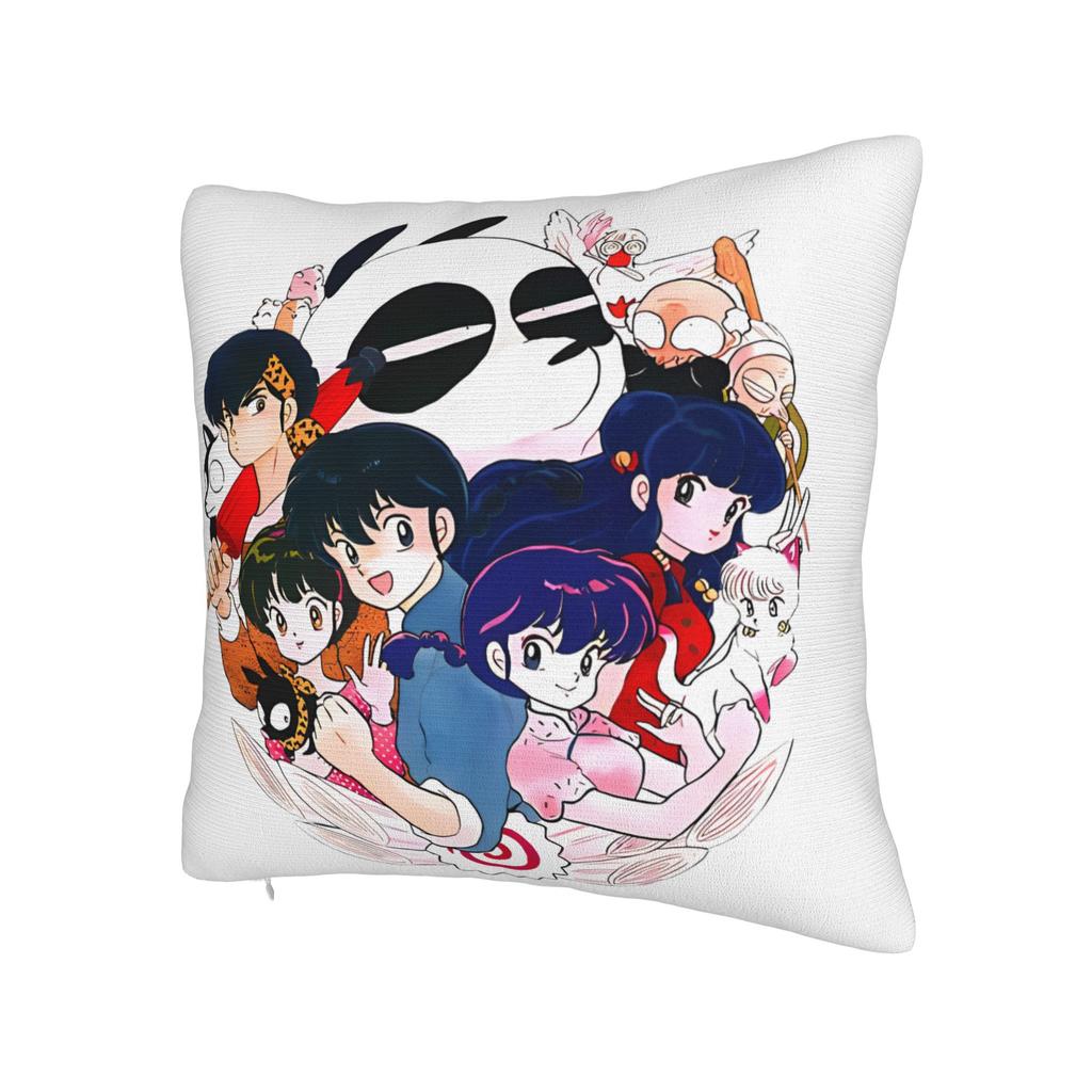Ranma 1/2 Japanese Anime Pillowcase Double-sided Printing Cushion Cover Decorations Pillow Case Cover Chair Zipper