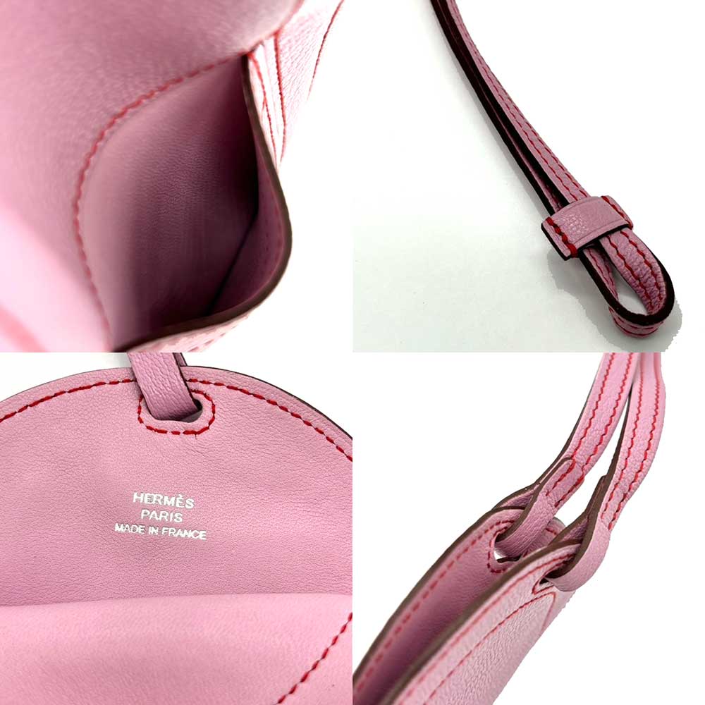 Used HERMES In the loopCard Case leather Women