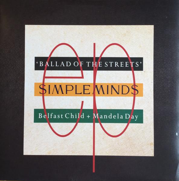

7inch Record SIMPLE MINDS - Ballad Of The Streets SMX3 Virgin 1989 UK Rock Used