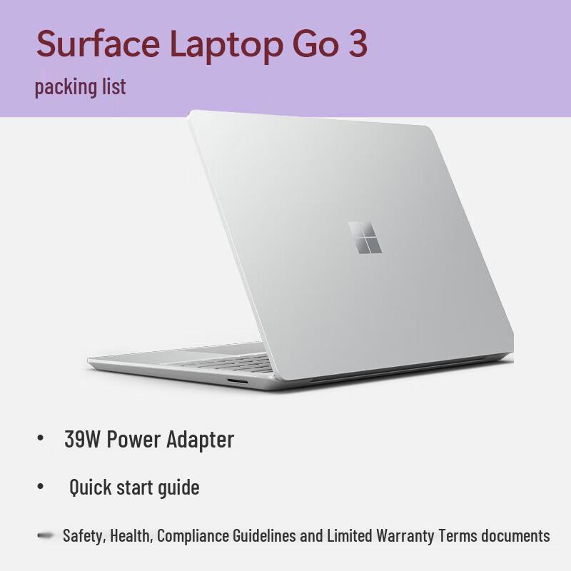 Microsoft Surface Laptop Go 3 12.4-inch Touchscreen Laptop (CN Version)