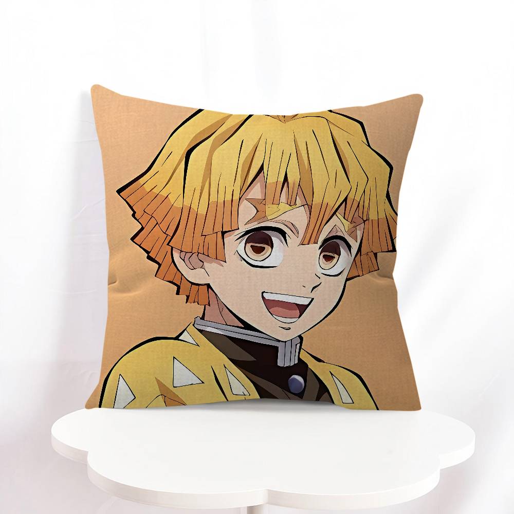 A-Agatsuma Zenitsu Personalized Pillow Cover Kids Bedroom Wild Party Decor Pillowcase Kid Birthday Shower Gift