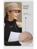 French Retro Wool Felt Women's Octagonal Hat for Autumn and Winter