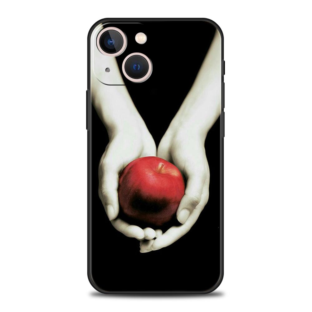 Luxury Phone Case For Apple iPhone 11 15 14 Pro MAX 12 13 7 8 Plus X XR XS MAX SE Silicone Black Cover Funda Twilight Saga