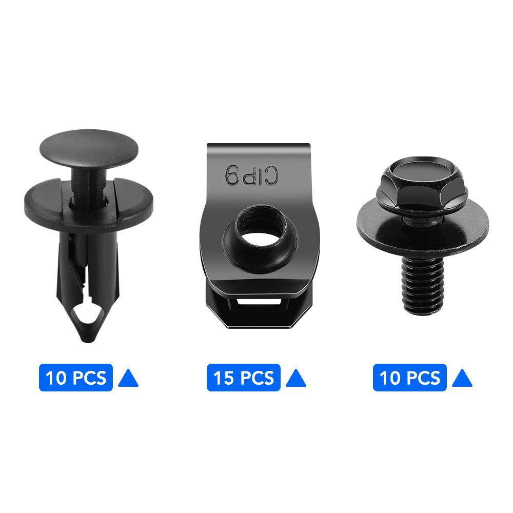 30 Stück Radlaufverkleidungs-Clips – Kompatibel Mit Berlingo, C2, C3, Scenic, Clio, Megane | Ersatz Für 7703077469