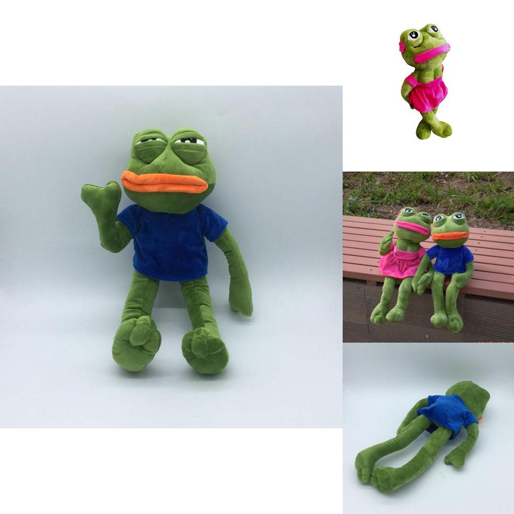 Cuddly Pepe The Frog Plush Doll Soft Toy For Home Decoration