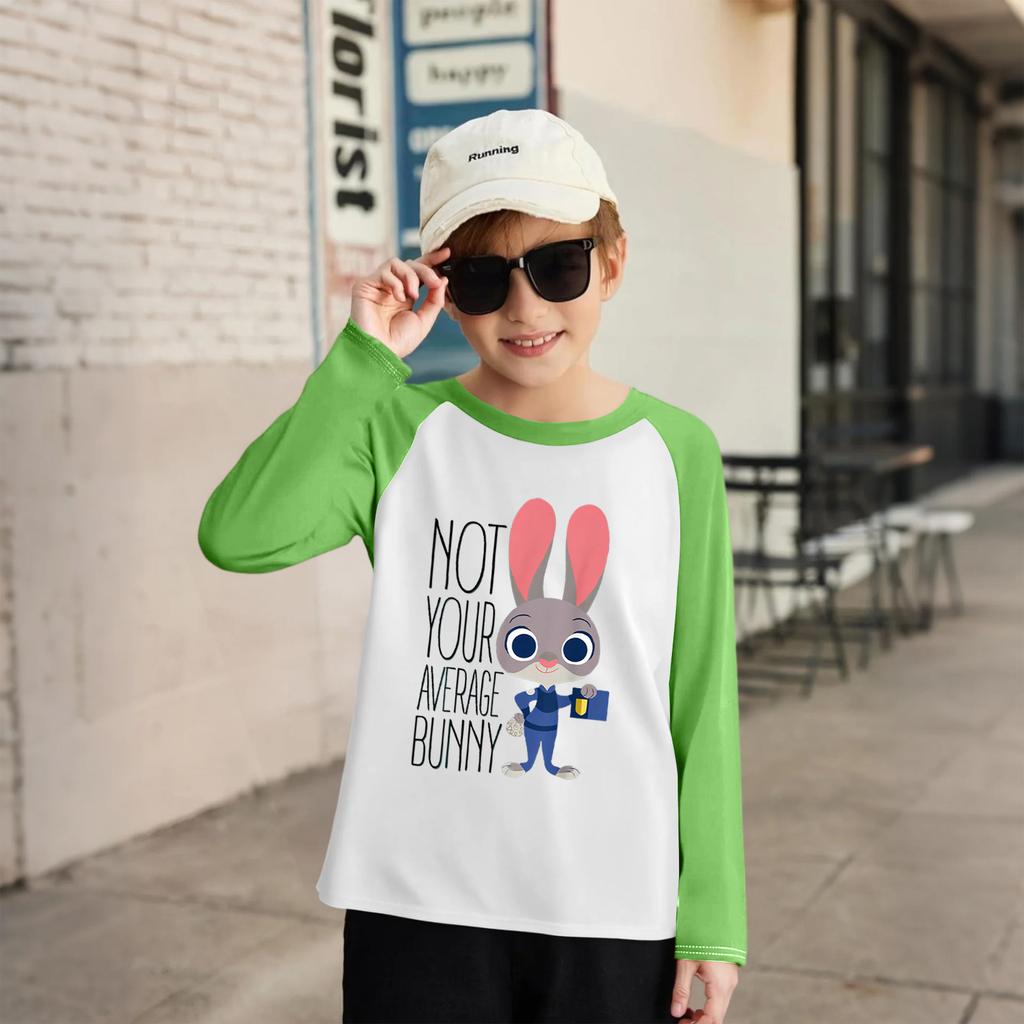 Children's Fashionable And Comfortable Round Neck Printed Loose Long-sleeved Top