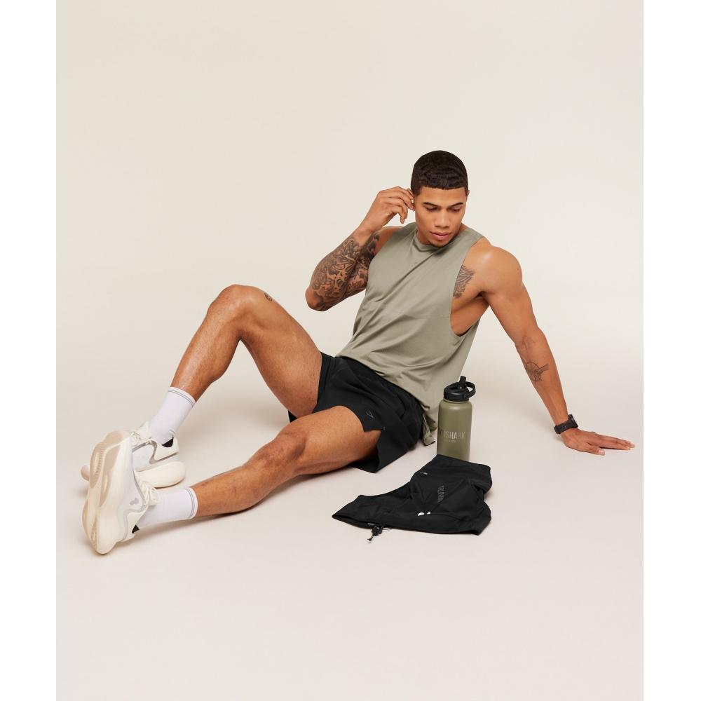 Gymshark Running Elite 5  Short Black A2c8g Bb2j