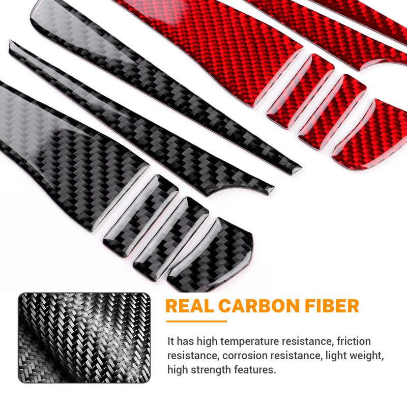 Carbon Fiber For Mazda 3 Axela -2025 Center Air Vent Side Trim Anti Scratch Interior Decor Protective Car Accessories