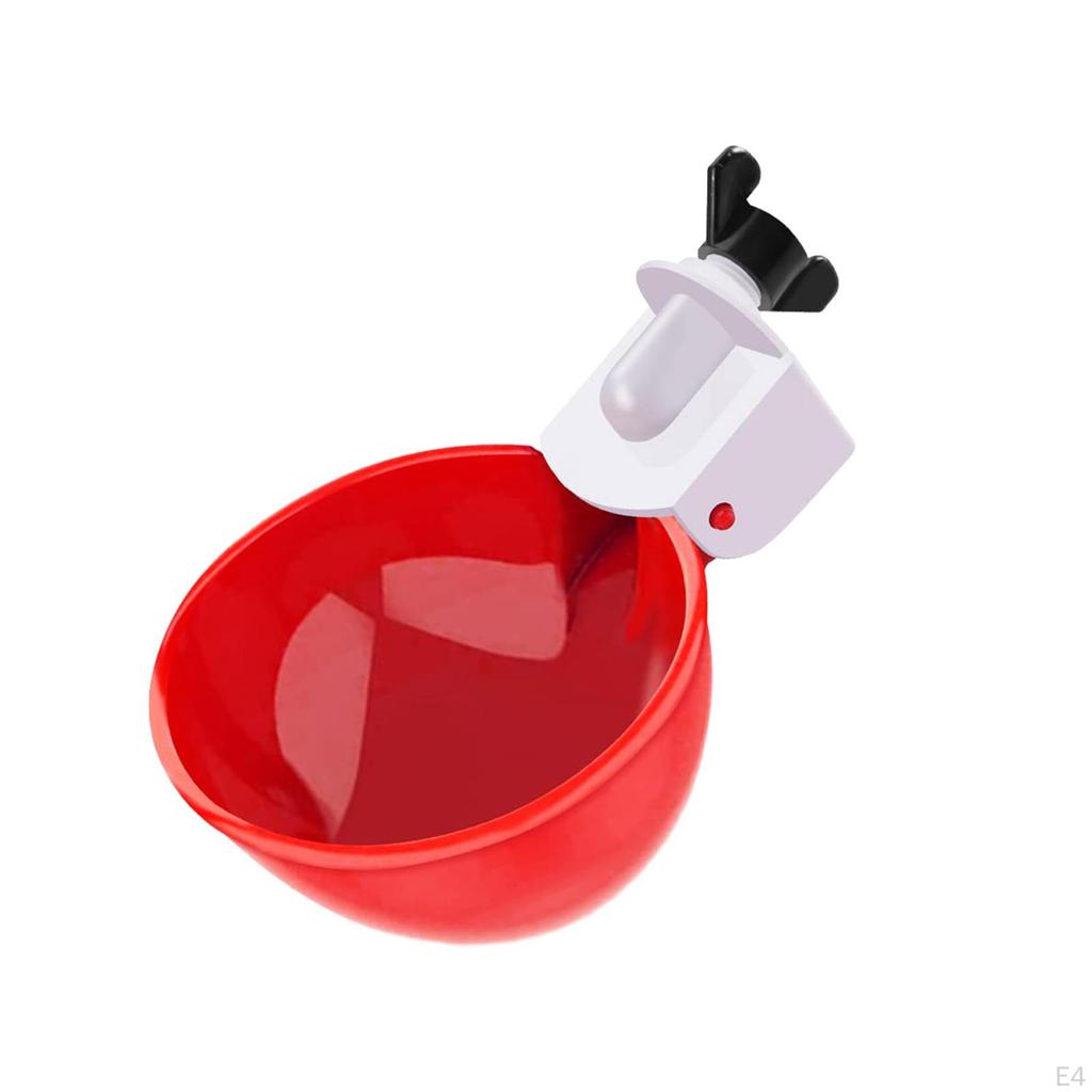 Automatic Chicken Waterer Cups Set Accessories Multifunctional Durable with Drill Bit Drinking Cup