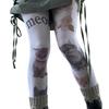 Cat Print Velvet Tights With Hip Lifting And Slimming For Casual Women