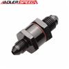 A+ ADLERSPEED AN3 AN4 AN6 AN8 Male To 3AN 4AN 6AN 8AN Male High Flow Turbo Oil Feed Line Filter 80 Micron  Black/Silver/Red/Blue