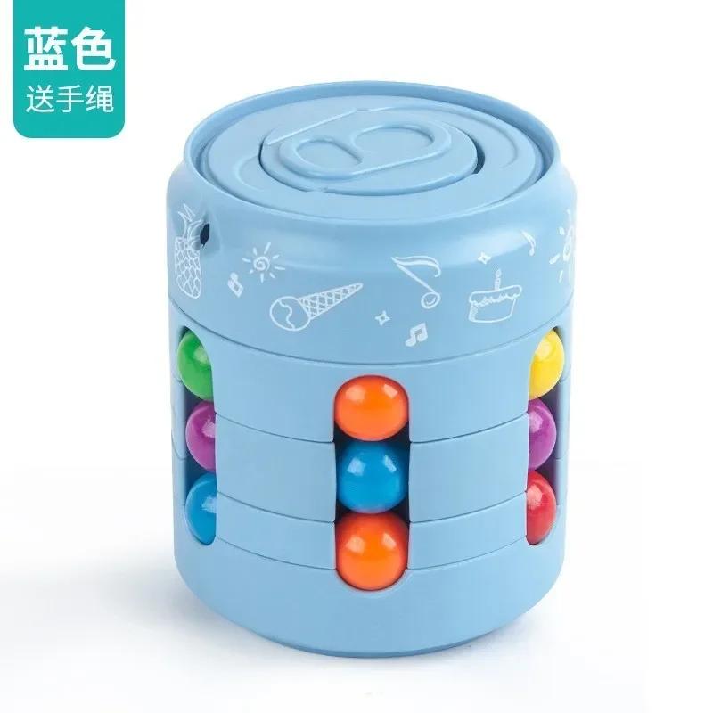 

4.5X5.2Cm Magic Rotating Bean Puzzle Toy Kids Montessori Education Toyskids Fingertip Fidget Stress Relief Game Birthday Gift