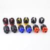 2 PCS  Motorcycle Front and Rear Wheel Crash Protectors Cups Anti-fall Frame Slider Aluminum Modification Motorcycle Accessories