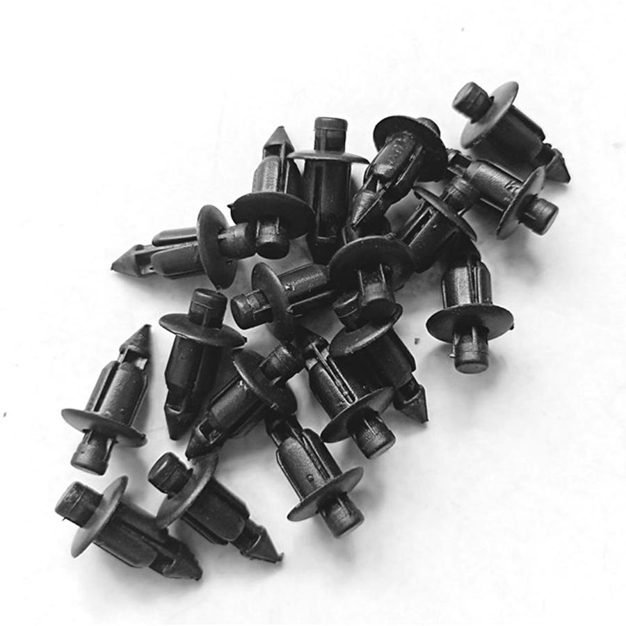 New 80Pcs Motorcycle ATV Fairing Bolts Bodywork Push Pry Rivets Nylon Fastener Clips