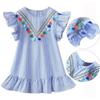 New Kids Dresses for Girls Clothes Summer Girl Stripe Princess Dress Toddler Baby Dress Children's Clothing