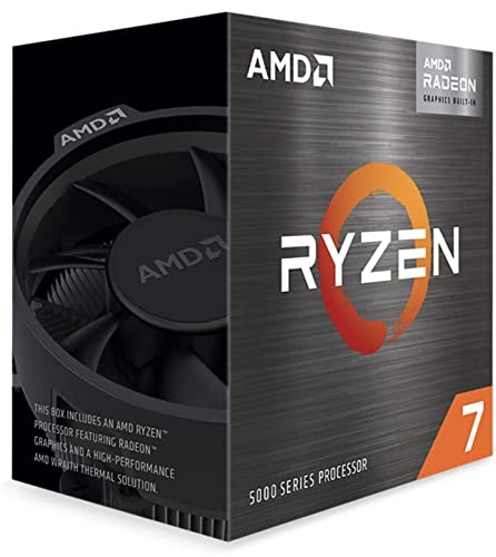 

AMD Ryzen 7 5700G with Wraith Stealth Cooler 3.8GHz 8 Core / 16 Thread 72MB 100-000263BOX 3-Year Warranty [Parallel Import]