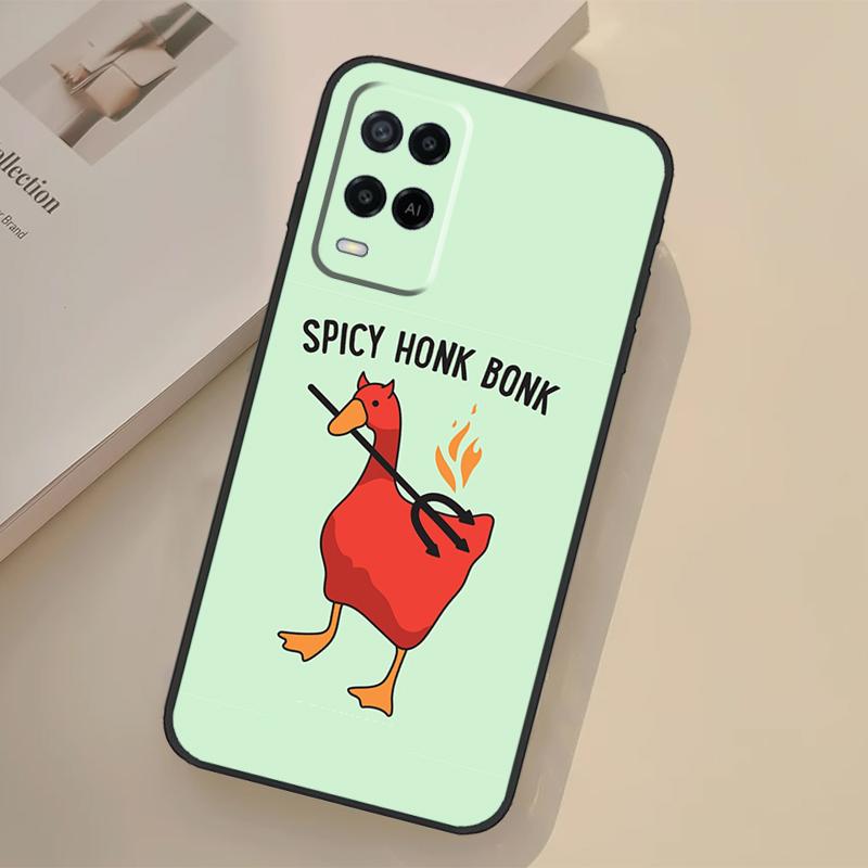 Duck Goose Honk Bonk Funny Meme Case For Oppo A17 A57 A77 A74 A54 A94 A78 A98 A18 A60 A80 A40 A38 A58 A96 A76 A16 A15 A5 Pro