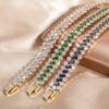 1PZ Bracciale Orologio Moda da Donna, Gioiello a Catena Geometrico Lussuoso Elegante