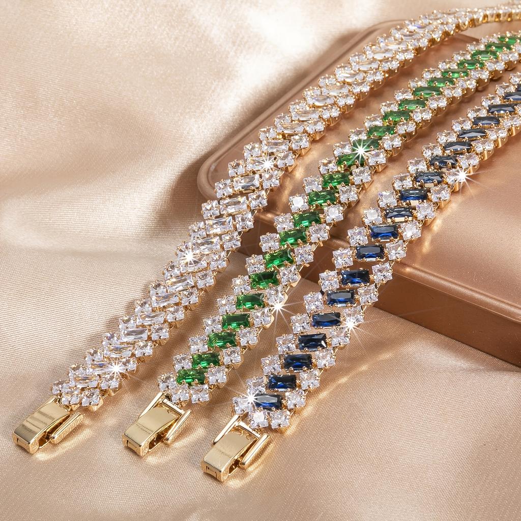 1PZ Bracciale Orologio Moda da Donna, Gioiello a Catena Geometrico Lussuoso Elegante