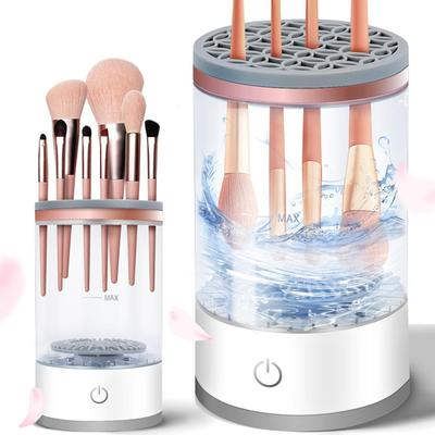 Electric Makeup Brush Cleaner Machine Rechargeable Mini Automatic Spinning Brushy Pro Cosmetic All Size Makeup Brush Cleaner