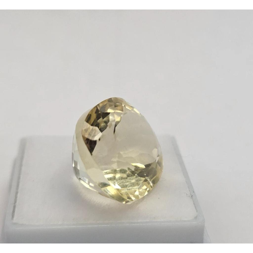 Cushion Cut Natural Yellow Sapphire 16+ Ct Fabulous Certified Loose Gemstone