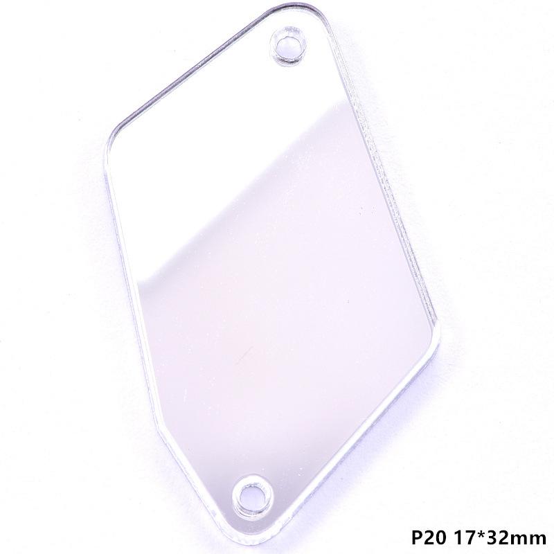 Acrylic Hand Seam Drill, Flat Bottom Special-Shaped Mirror Diy Clothing Decoration Jewelry Mirror Accessories Seam Drill